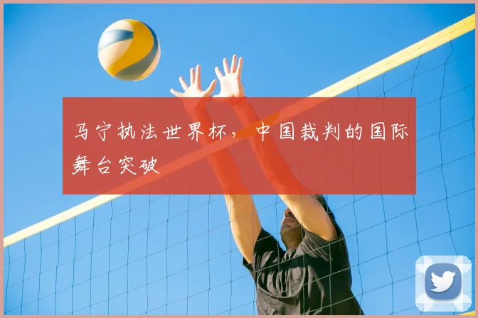 马宁执法世界杯,中国裁判的国际舞台突破